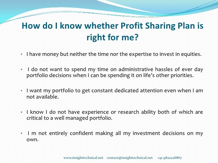 stock options vs profit sharing